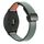Per Garmin Forerunner 265S 18mm Slim Magnetic Buckle Microfiber Leather Watch Band (Avocado Green)