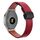 Per Garmin Forerunner 255S 18mm Slim Magnetic Buckle Microfiber Leather Watch Band (Rosso Vino) Per Garmin Forerunner 255S 18mm Slim Magnetic Buckle Microfiber Leather Watch Band (Rosso Vino)