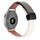 Per Garmin Forerunner 255S 18mm Slim Magnetic Buckle Microfiber Leather Watch Band (Albicocca+Verde Avocado) Per Garmin Forerunner 255S 18mm Slim Magnetic Buckle Microfiber Leather Watch Band (Albicocca+Verde Avocado)
