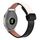Per Garmin Forerunner 255S 18mm Slim Magnetic Buckle Microfiber Leather Watch Band (Nero+Albicocca)