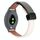 Per Garmin Move 3S 18mm Slim Magnetic Buckle Microfiber Leather Watch Band (Albicocca+Verde Avocado) Per Garmin Move 3S 18mm Slim Magnetic Buckle Microfiber Leather Watch Band (Albicocca+Verde Avocado)