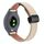 Per Garmin Move 3S 18mm Slim Magnetic Buckle Microfiber Leather Watch Band (crema albicocca) Per Garmin Move 3S 18mm Slim Magnetic Buckle Microfiber Leather Watch Band (crema albicocca)
