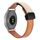 Per Garmin Venu 2S 18mm Slim Magnetic Buckle Microfiber Leather Watch Band (Aimaorange+Crema Apricot) Per Garmin Venu 2S 18mm Slim Magnetic Buckle Microfiber Leather Watch Band (Aimaorange+Crema Apricot)
