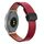 Per Garmin Venu 2S 18mm Slim Magnetic Buckle Microfiber Leather Watch Band (Rosso Vino) Per Garmin Venu 2S 18mm Slim Magnetic Buckle Microfiber Leather Watch Band (Rosso Vino)