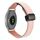 Per Garmin Venu 2S 18mm Slim Magnetic Buckle Microfiber Leather Watch Band (Sakura Rosa) Per Garmin Venu 2S 18mm Slim Magnetic Buckle Microfiber Leather Watch Band (Sakura Rosa)