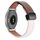 Per Garmin Venu 2S 18mm Slim Magnetic Buckle Microfiber Leather Watch Band (Albicocca+Caramello Macchiato) Per Garmin Venu 2S 18mm Slim Magnetic Buckle Microfiber Leather Watch Band (Albicocca+Caramello Macchiato)