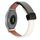 Per Garmin Venu 2S 18mm Slim Magnetic Buckle Microfiber Leather Watch Band (Albicocca+Verde Avocado) Per Garmin Venu 2S 18mm Slim Magnetic Buckle Microfiber Leather Watch Band (Albicocca+Verde Avocado)