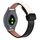 Per Garmin Vivomove 3S 18mm Slim Magnetic Buckle Microfiber Leather Watch Band (Nero+Albicocca) Per Garmin Vivomove 3S 18mm Slim Magnetic Buckle Microfiber Leather Watch Band (Nero+Albicocca)