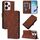 Per Redmi 13 4G / Note 13R Custodia a tracolla in pelle con stampa 3D (marrone) Per Redmi 13 4G / Note 13R Custodia a tracolla in pelle con stampa 3D (marrone)