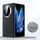 Custodia antiurto in pelle liquida Skin Feel per Honor Magic V3 SULADA (nero) Custodia antiurto in pelle liquida Skin Feel per Honor Magic V3 SULADA (nero)