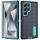 Per Samsung Galaxy S24 Ultra 5G Defender Gen2 Custodia per telefono in silicone + PC resistente con supporto (blu scuro + ciano)