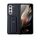 Per Samsung Galaxy Z Fold6 5G Custodia in pelle pieghevole in fibra di carbonio con supporto (nero) Per Samsung Galaxy Z Fold6 5G Custodia in pelle pieghevole in fibra di carbonio con supporto (nero)