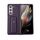 Per Samsung Galaxy Z Fold6 5G Custodia pieghevole in pelle con supporto in fibra di carbonio (viola) Per Samsung Galaxy Z Fold6 5G Custodia pieghevole in pelle con supporto in fibra di carbonio (viola)