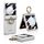 Custodia per telefono con cerniera pieghevole magnetica integrata For Honor Magic V Flip GKK con supporto ad anello (argento) Custodia per telefono con cerniera pieghevole magnetica integrata For Honor Magic V Flip GKK con supporto ad anello (argento)