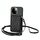 Per vivo Y200 Rhombic Texture Card Bag RFID Custodia per telefono con cordino lungo (nero)