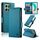 Custodia per telefono in pelle smerigliata magnetica con fibbia laterale per Honor X6b (blu) Custodia per telefono in pelle smerigliata magnetica con fibbia laterale per Honor X6b (blu)