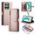 Per Honor X6b Custodia per telefono in pelle con nove slot per schede e cerniera (rosa) Per Honor X6b Custodia per telefono in pelle con nove slot per schede e cerniera (rosa)