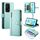 Per Honor 200 Lite Global Nine Card-slot Zipper Wallet Bag Custodia in pelle per telefono (verde menta) Per Honor 200 Lite Global Nine Card-slot Zipper Wallet Bag Custodia in pelle per telefono (verde menta)