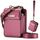 Per Samsung Z Flip Series CaseMe Me50 Mini Lanyard Borsa universale (rosso vino)