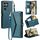 Per Samsung Galaxy S22 Ultra 5G Portafoglio Multi-Slot per schede Custodia in pelle per telefono (verde) Per Samsung Galaxy S22 Ultra 5G Portafoglio Multi-Slot per schede Custodia in pelle per telefono (verde)
