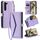 Per Samsung Galaxy S23 5G Portafoglio Multi-Slot per Scheda Custodia in Pelle per Telefono (Viola) Per Samsung Galaxy S23 5G Portafoglio Multi-Slot per Scheda Custodia in Pelle per Telefono (Viola)