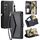Per Samsung Galaxy S24 5G Portafoglio Multi-Slot per schede Custodia in pelle per telefono (Nero) Per Samsung Galaxy S24 5G Portafoglio Multi-Slot per schede Custodia in pelle per telefono (Nero)