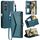 Per Samsung Galaxy S24 FE 5G Portafoglio Multi-Slot per schede Custodia in pelle per telefono (verde) Per Samsung Galaxy S24 FE 5G Portafoglio Multi-Slot per schede Custodia in pelle per telefono (verde)
