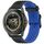 Per Xiaomi Watch S4 Sport Liquid Two Color Silicone Watch Band (Nero Blu)