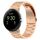 Per Google Pixel Watch 3 45mm Cinturino in metallo in acciaio inossidabile con tre perline (oro rosa) Per Google Pixel Watch 3 45mm Cinturino in metallo in acciaio inossidabile con tre perline (oro rosa)