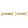 Per Google Pixel Watch 3 41mm 1 paio di connettori per cinturini in acciaio inossidabile (oro) Per Google Pixel Watch 3 41mm 1 paio di connettori per cinturini in acciaio inossidabile (oro)