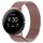 Per Google Pixel Watch 3 45mm Milanese Metal Magnetic Watch Band (Rosa)