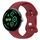 Per Google Pixel Watch 3 41mm cinturino in silicone con fibbia a farfalla tinta unita, taglia: L (rosso) Per Google Pixel Watch 3 41mm cinturino in silicone con fibbia a farfalla tinta unita, taglia: L (rosso)
