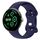Per Google Pixel Watch 3 41mm cinturino in silicone con fibbia a farfalla tinta unita, taglia: L (blu scuro) Per Google Pixel Watch 3 41mm cinturino in silicone con fibbia a farfalla tinta unita, taglia: L (blu scuro)
