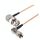 Cavo connettore a gomito maschio CC4-maschio BNC da 50 cm Cavo RF coassiale RG179 Cavo connettore a gomito maschio CC4-maschio BNC da 50 cm Cavo RF coassiale RG179