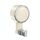 Ganci a ventosa per il bagno, organizer da parete per la casa (bianco latte)