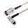 Cavo connettore CC4 maschio gomito a BNC femmina RG179 coassiale RF