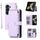 Per Samsung Galaxy Z Fold6 Custodia per telefono in pelle con cerniera completa rhombica (viola) Per Samsung Galaxy Z Fold6 Custodia per telefono in pelle con cerniera completa rhombica (viola)