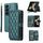 Per Samsung Galaxy Z Fold6 Custodia per telefono in pelle con cerniera completa rhombica (verde) Per Samsung Galaxy Z Fold6 Custodia per telefono in pelle con cerniera completa rhombica (verde)