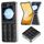 Per Samsung Galaxy Z Flip6 Custodia per telefono in PU con glitter quadrato galvanico (nero) Per Samsung Galaxy Z Flip6 Custodia per telefono in PU con glitter quadrato galvanico (nero)