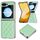 Per Samsung Galaxy Z Flip6 Custodia per telefono in PU glitterato rombico galvanico (verde) Per Samsung Galaxy Z Flip6 Custodia per telefono in PU glitterato rombico galvanico (verde)