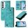 Per Samsung Galaxy S24 FE 5G Custodia in pelle goffrata effetto pelle (verde) Per Samsung Galaxy S24 FE 5G Custodia in pelle goffrata effetto pelle (verde)
