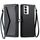 Per OPPO Reno12 5G Global Wallet Multi-card Slot Custodia in pelle per telefono con cordino (nero) Per OPPO Reno12 5G Global Wallet Multi-card Slot Custodia in pelle per telefono con cordino (nero)