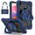 Per Huawei Matepad SE 11 2024 Custodia per tablet PC ibrida in silicone con robot a contrasto di colore (blu navy e nero) Per Huawei Matepad SE 11 2024 Custodia per tablet PC ibrida in silicone con robot a contrasto di colore (blu navy e nero)