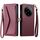 Per Xiaomi 14 Ultra 5G Portafoglio Multi-Slot per Scheda Custodia in Pelle per Telefono con Lanyard (Rosso Vino) Per Xiaomi 14 Ultra 5G Portafoglio Multi-Slot per Scheda Custodia in Pelle per Telefono con Lanyard (Rosso Vino)