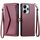 Per Redmi 13 4G Portafoglio Multi-Slot per Scheda Custodia in Pelle per Telefono con Lanyard (Rosso Vino) Per Redmi 13 4G Portafoglio Multi-Slot per Scheda Custodia in Pelle per Telefono con Lanyard (Rosso Vino)