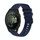 Per Garmin Forerunner 165 Music Wavy Dotted Stitched 20mm Cinturino in silicone (blu navy) Per Garmin Forerunner 165 Music Wavy Dotted Stitched 20mm Cinturino in silicone (blu navy)