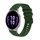 Per Garmin Vivoactive 5 Wavy Dots Stitched 20mm cinturino in silicone (verde militare) Per Garmin Vivoactive 5 Wavy Dots Stitched 20mm cinturino in silicone (verde militare)