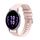 Per Garmin Vivoactive 5 cinturino in silicone ondulato punteggiato cucito da 20 mm (rosa)