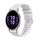 Per Garmin Active 5 Wavy Dots Stitched 20mm cinturino in silicone (bianco) Per Garmin Active 5 Wavy Dots Stitched 20mm cinturino in silicone (bianco)