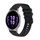 Per Garmin Active 5 Wavy Dots Stitched 20mm cinturino in silicone (nero)